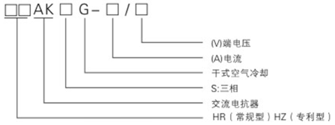 進、出線電抗器型號含義